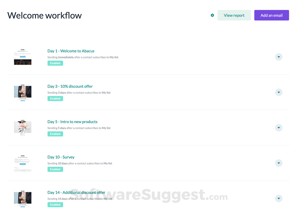 EmailOctopus Small Screenshot 1